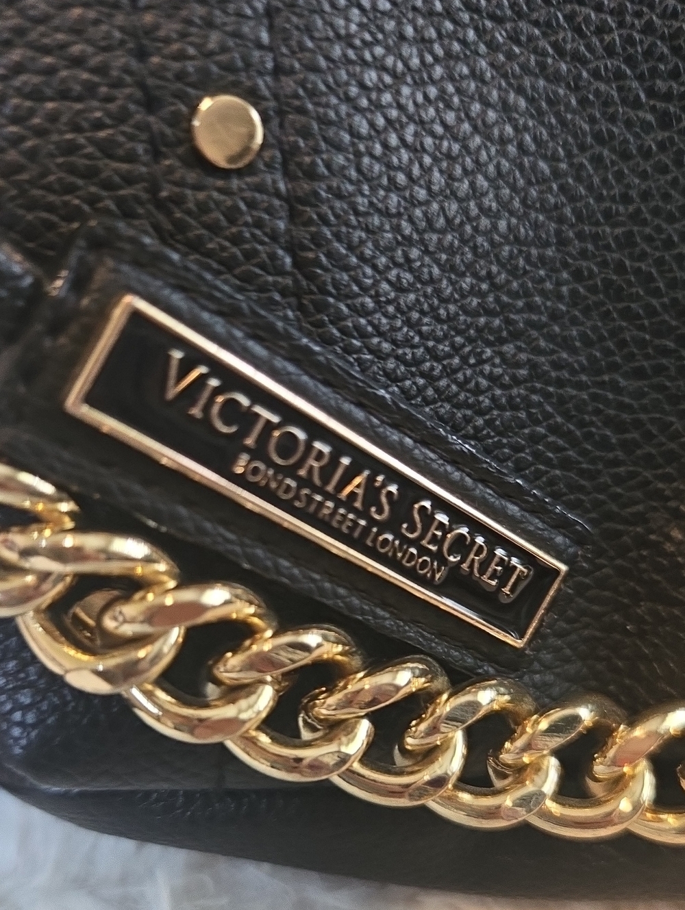Victoria Secret Studded Black Mini Backpack - Picture 2 of 8